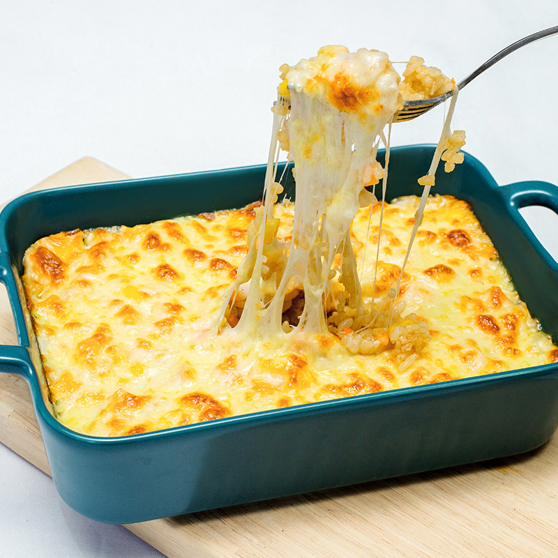 萨米佳原味芝士番茄焗饭芝士焗意粉加热即食外卖快餐简餐半成品方