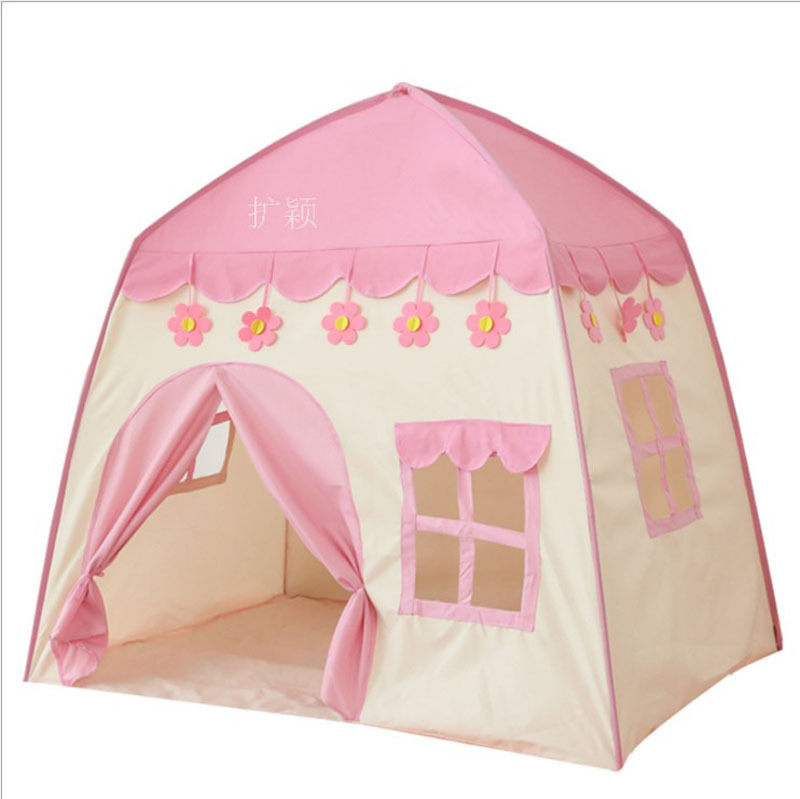 Amazon Tent Children's Tent Baby Oxford Cloth Room Blossoming Flowers House Tent Butterfly Outdoor Tent Expansion