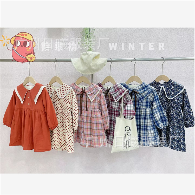 女童连衣裙女装夏装巴拉巴拉童装批发一手货源童批发