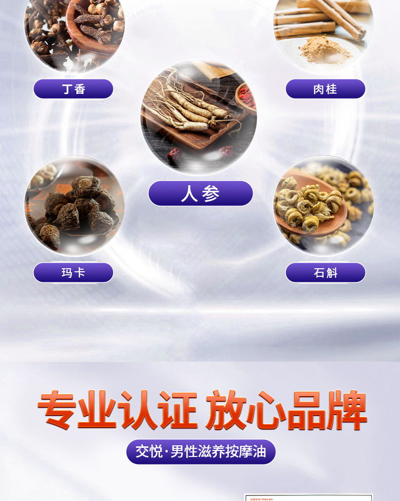 交悦增大膏男性保健用品增大增粗阴茎海绵体修复按摩精油伟哥性药