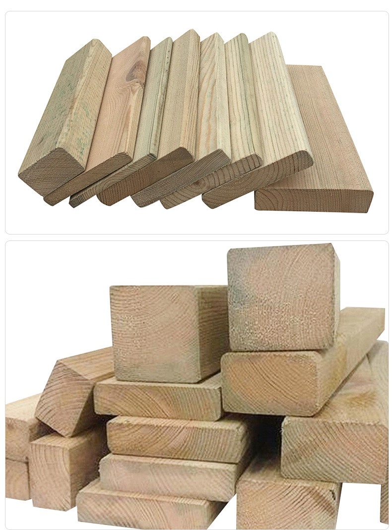 樟子松防腐木 户外地板建筑木方料 工程防腐木园林实木方条木龙骨