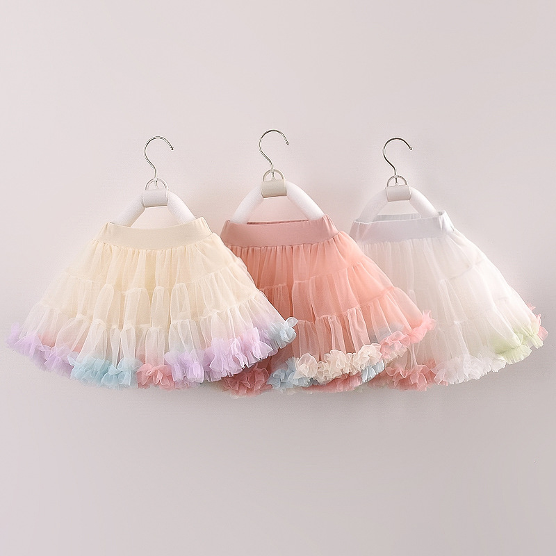 童裙外贸中小童春夏ins热销外贸二代儿童tutu女童宝宝蓬蓬半身裙