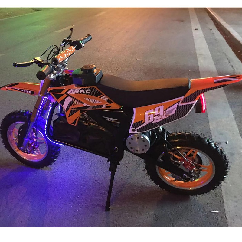 新款电动越野车 36v500w儿童摩托车 迷你全地形10寸大轮山地车