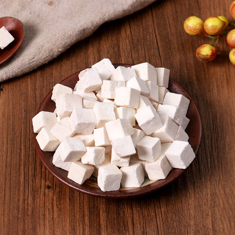 云南野生茯苓中药材白茯苓正宗无硫茯苓丁茯苓粉50g