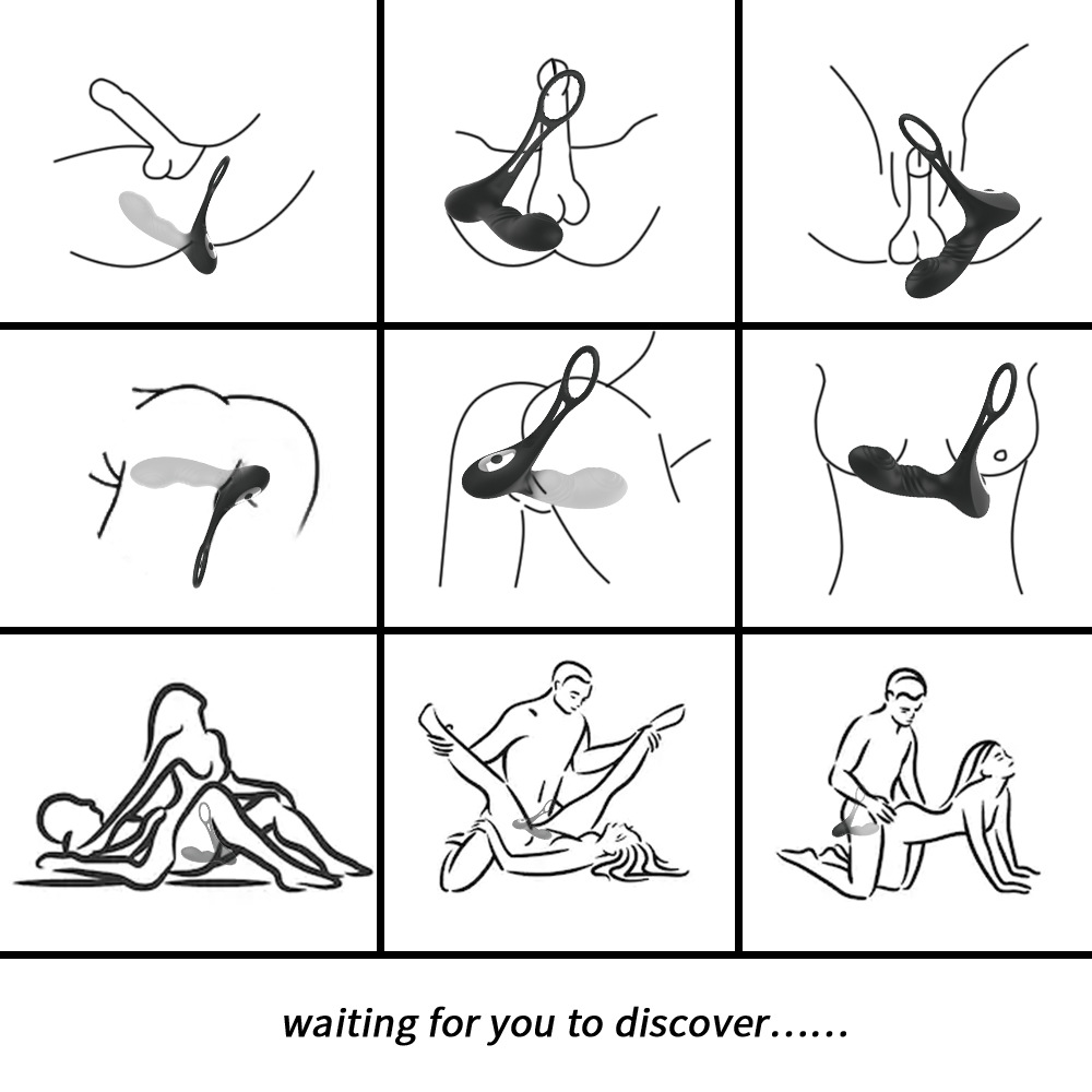 鸿臣 新品双环加温前列腺10频后庭男用按摩器成人用品工厂批发