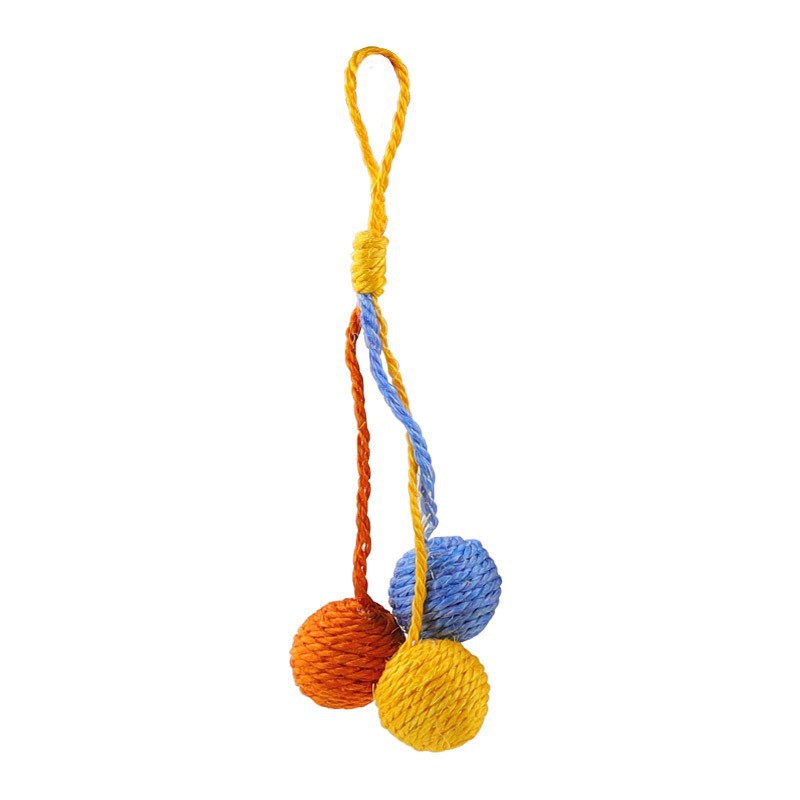 Hemp Rope Toy Pet Toy Sisal Ball Cat Toy Cat Scratching Toy Pet Toy Sisal Toy Cat Teaser Toy Cat Toy