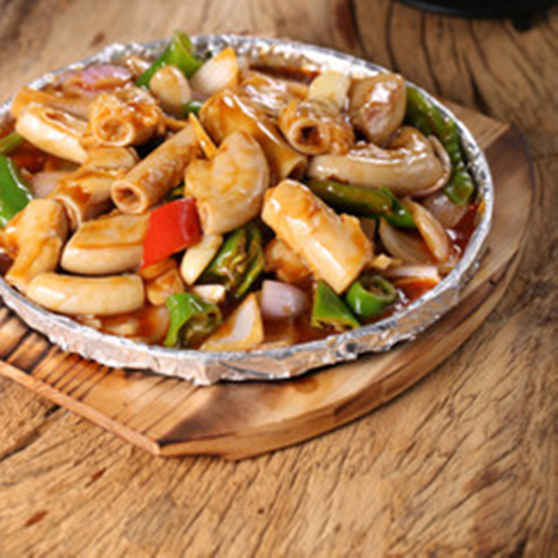 然进竹肠皇猪粉肠冷冻调味半成品铁板肠整箱500g*20包/箱冷冻批发