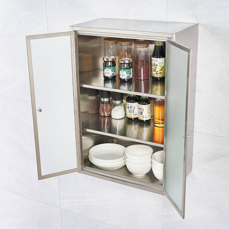 厨房吊柜家用不锈钢碗柜墙壁柜挂墙式橱柜卫生间阳台置物吊柜