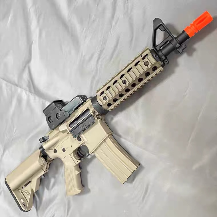 司马m4二代金齿金管军典scar玩具枪m416连发mp5玩具模型-阿里巴巴