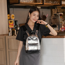 2024新款bags女包包新款时尚春夏个性韩版银色潮流背包女双肩包