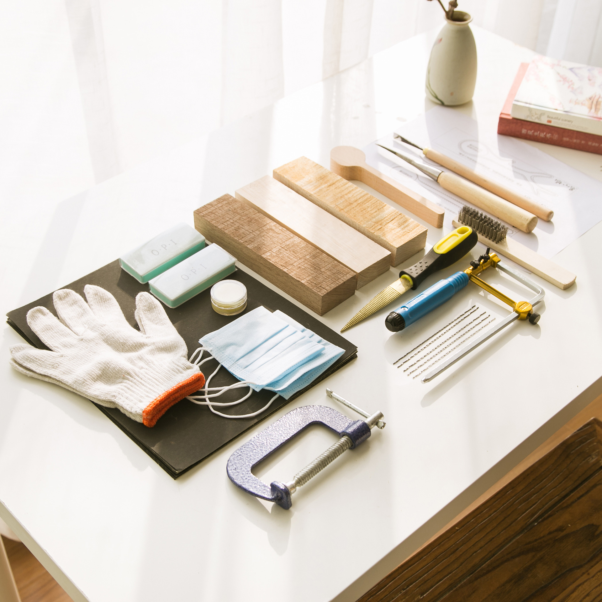 木勺木工幼儿园入门木雕手工手作勺子创意工具制作材料作品筷子挖