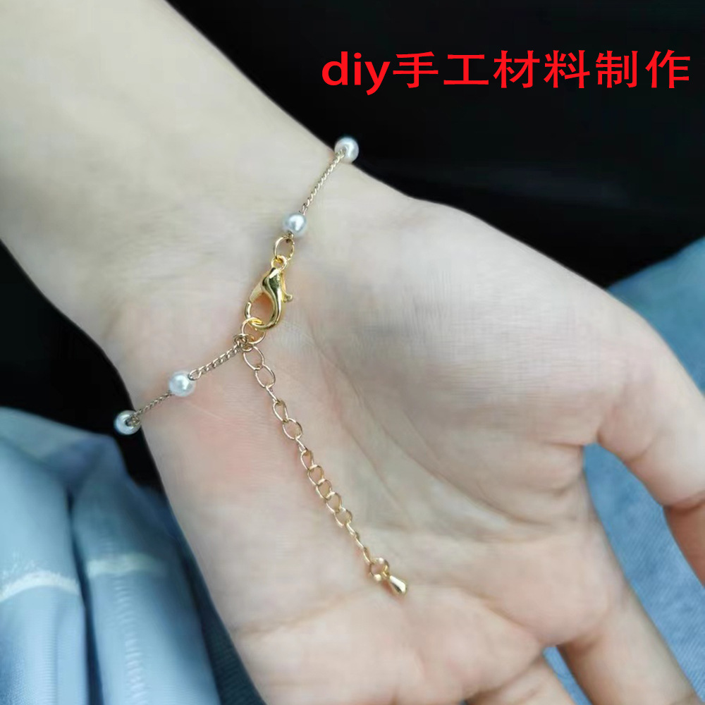 DIY Ornament Accessories Alloy Lobster Buckle Wholesale Necklace Bracelet Clasp Connector High Color Retention High Quality Electroplated Keychain