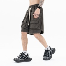 SUP男装|2024新品潮牌美高街vibe多口袋拉链战术工装机能重磅短裤