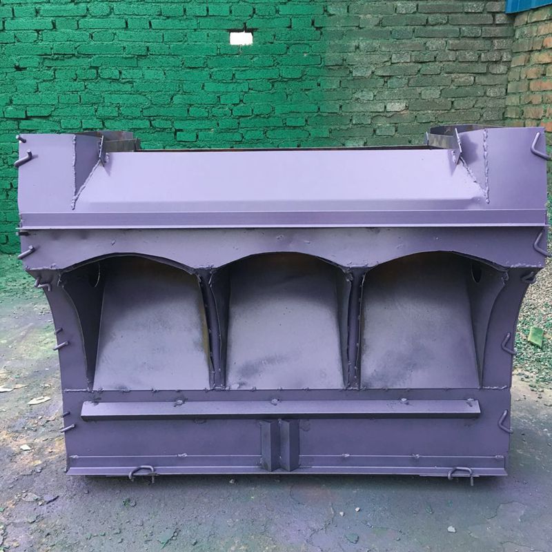 猪食槽料槽模具水泥猪槽模具大三孔猪料槽采食槽模具养猪设备厂家