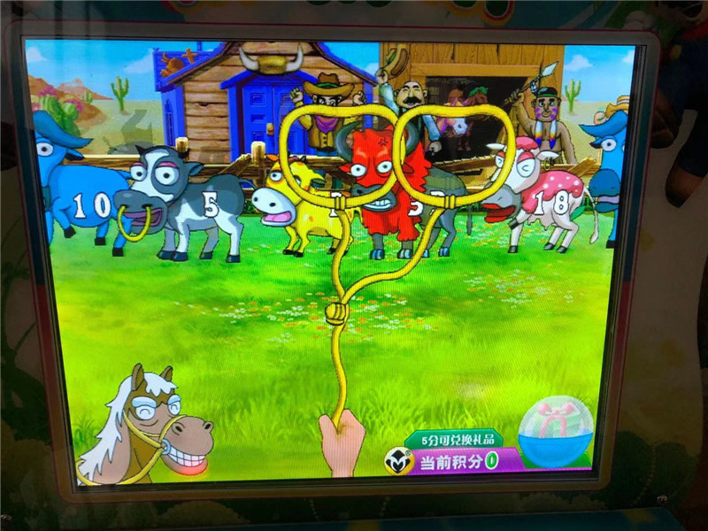 35合一自选拍拍乐游戏机主板西部牛仔套牛亲子游艺机扭蛋机节目板