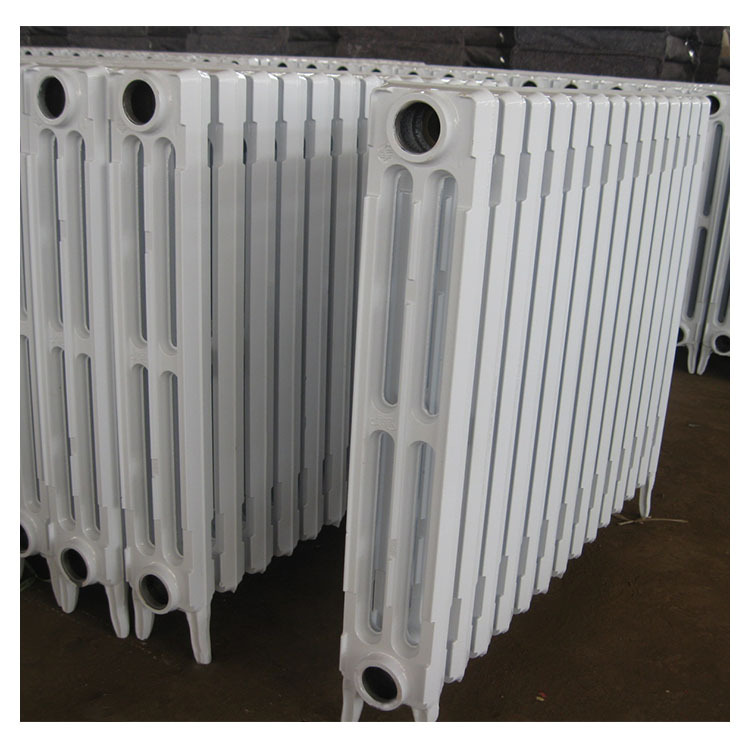 tzygl3-6-8落地式水暖三柱铸铁散热器柱翼橄榄745铸铁暖气片