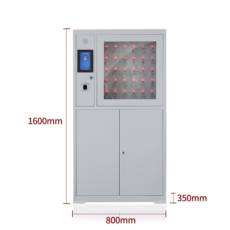 Factory Customized Smart Key Cabinet RFID Fingerprint Face Recognition Key Management System Networking Smart Key Cabinet