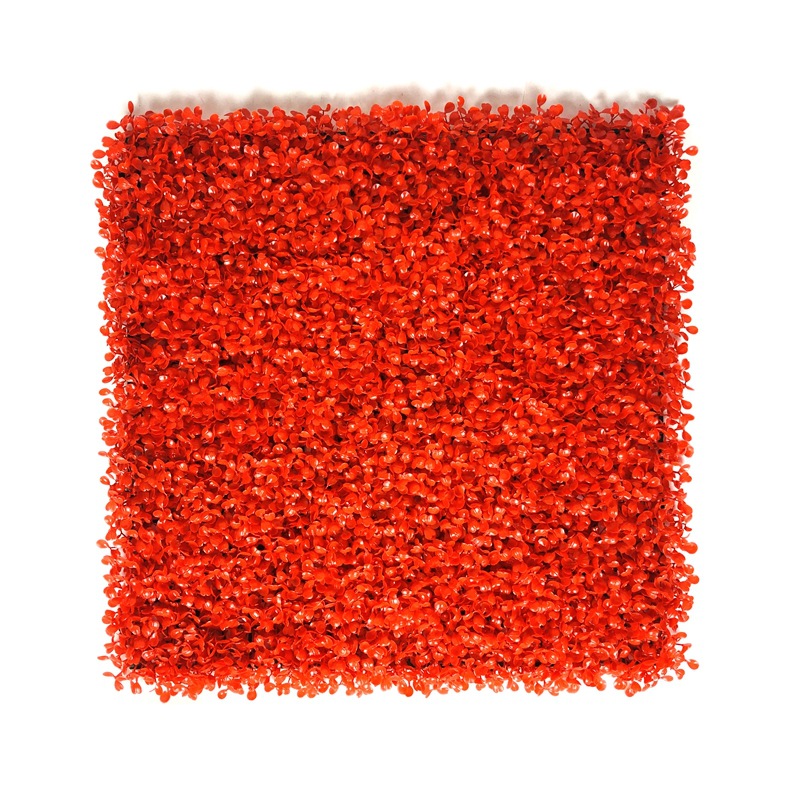 红色米兰仿真植物墙绿植墙草皮背景墙草坪门头装饰网红墙家居饰品