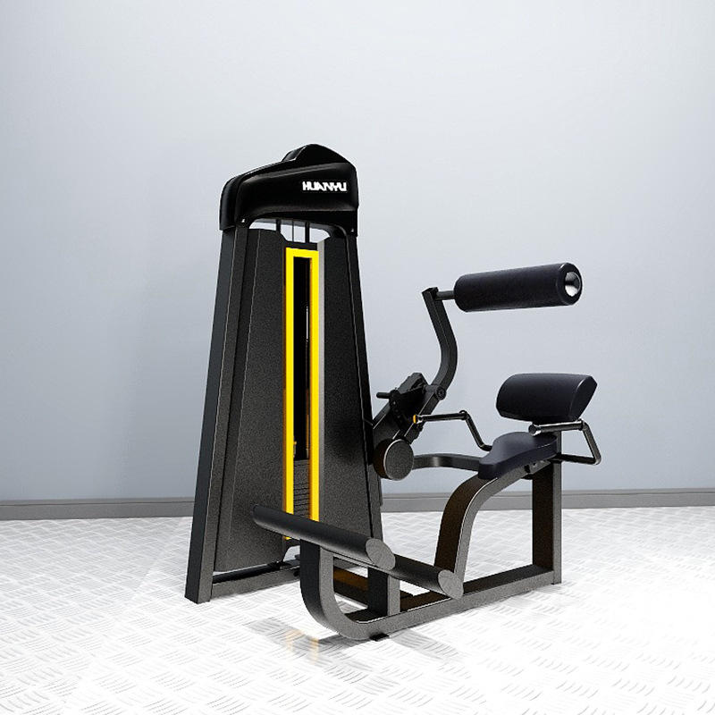 健身器材商用器械全套背部腹部双功能插片力量必确背肌伸展训练器