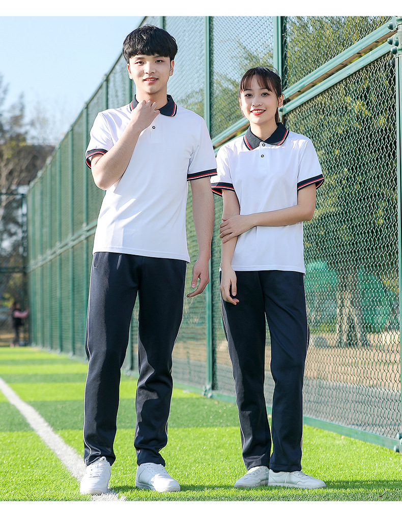 2021新款情侣运动套装女男夏季短袖t恤休闲跑步运动会班校服印字