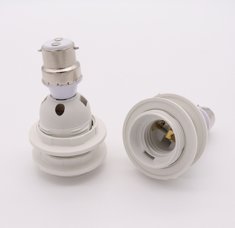 b22转e27转换灯头加长灯头转接头转换器适配器卡口转螺口灯头灯座