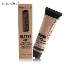 Miss Rose 37ml Liquid Foundation Full Coverage Concealer Cre