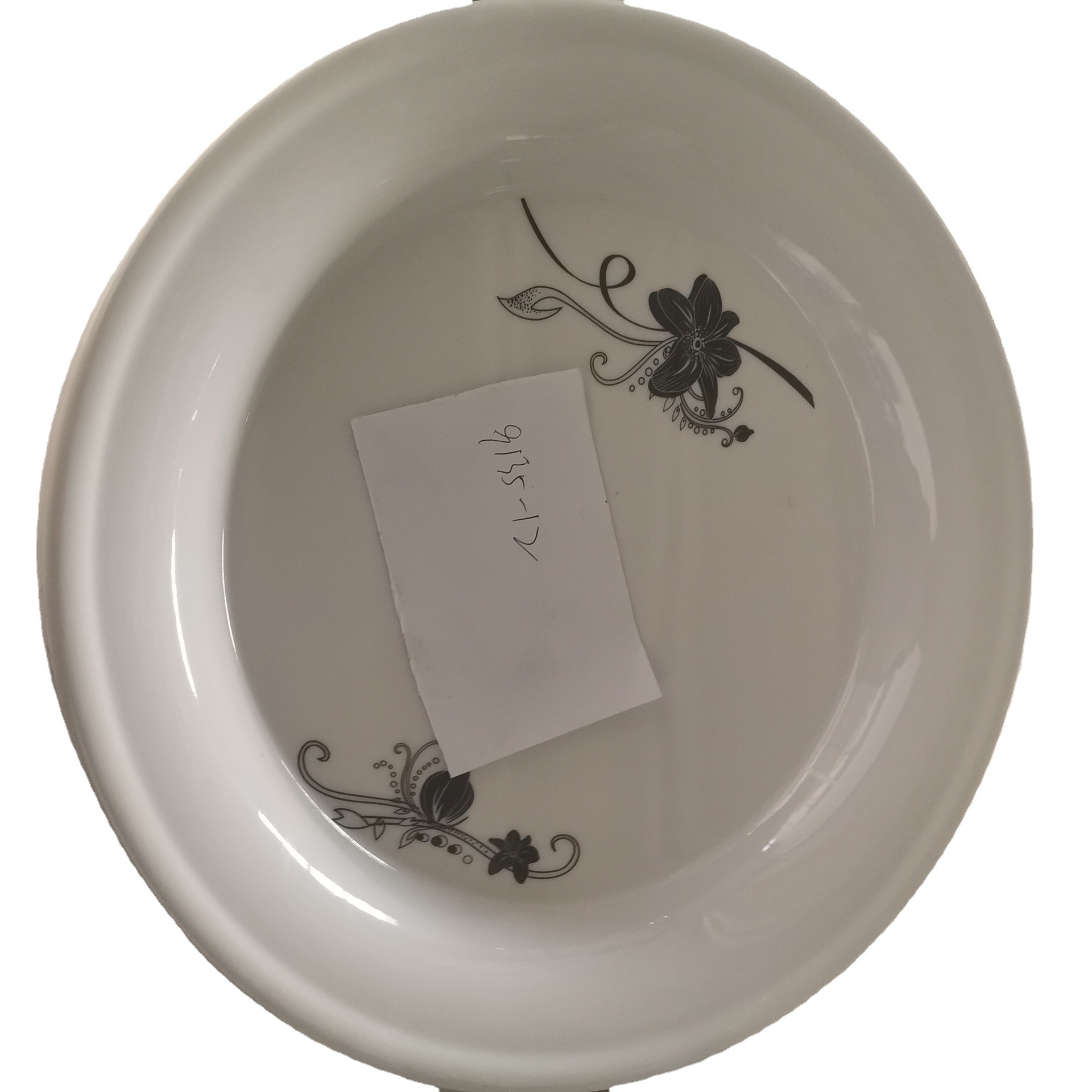 Round Tray Thickened 14 "16" 18 "Melamine Dinnerware Printing Disc Plastic round Fruit Plate