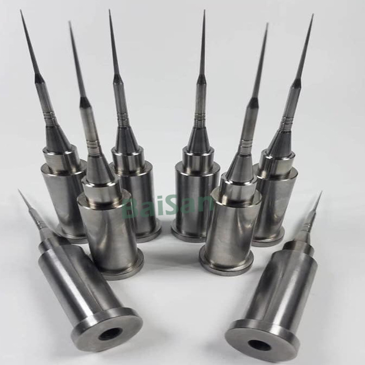 医疗移液器吸头模具型芯定制 磨床加工芯子 注塑泵头模具配件镶针