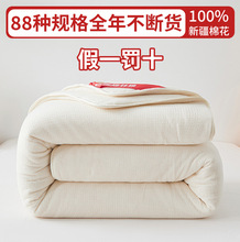 100新疆棉花被棉絮全棉棉花被芯四季春秋冬垫被床垫褥子批发团购
