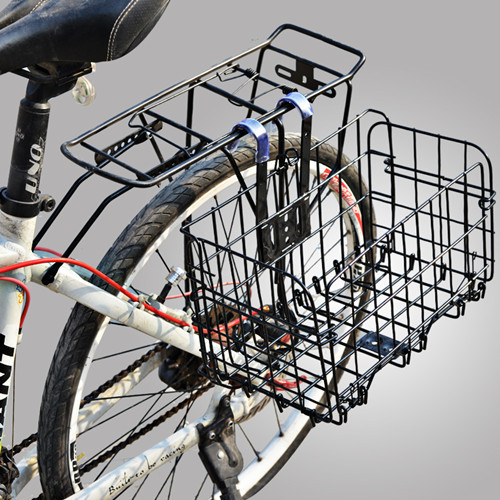车篮山地车车篮前车筐后菜篮菜篮子自行车挂篮子自行车篓折叠车