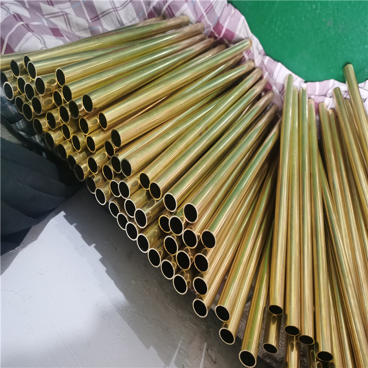 h62薄壁毛细黄铜管 无缝空心黄铜套 h65纯铜小圆管 精密切割