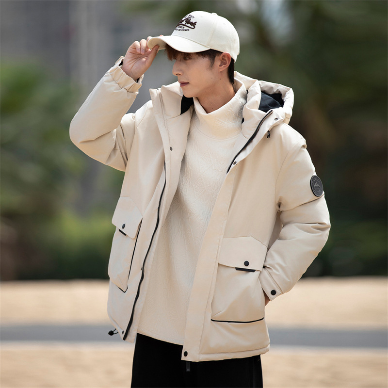 L-7XL High-End Couple Wear down Jacket Men's plus Size Workwear National Standard 90 White Duck down Trendy Men's Thickened down Jacket