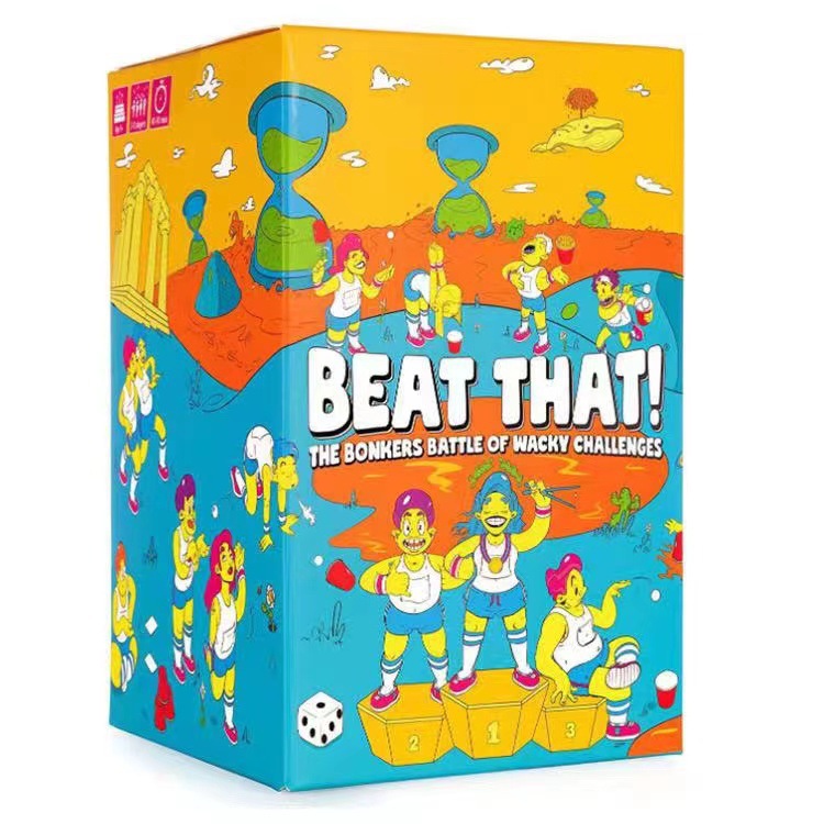 Family Party Game Card for Children and Adults Beat That! -Beat His Crazy Battle