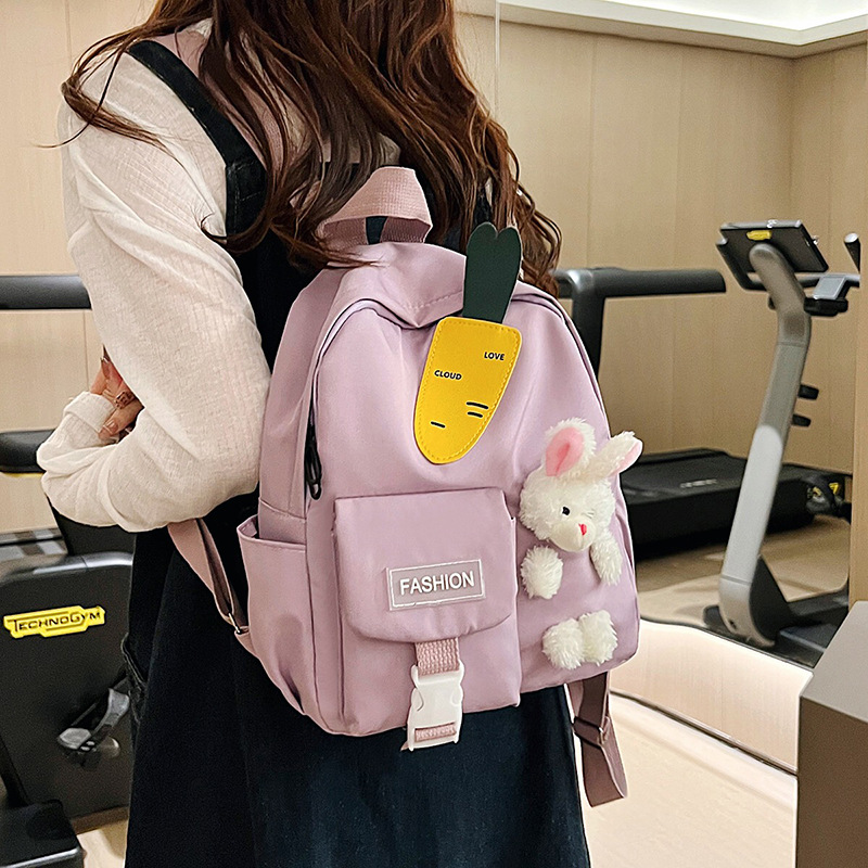 小兔子儿童书包女孩可爱双肩包女童出游包小学宝宝中班大班背包潮
