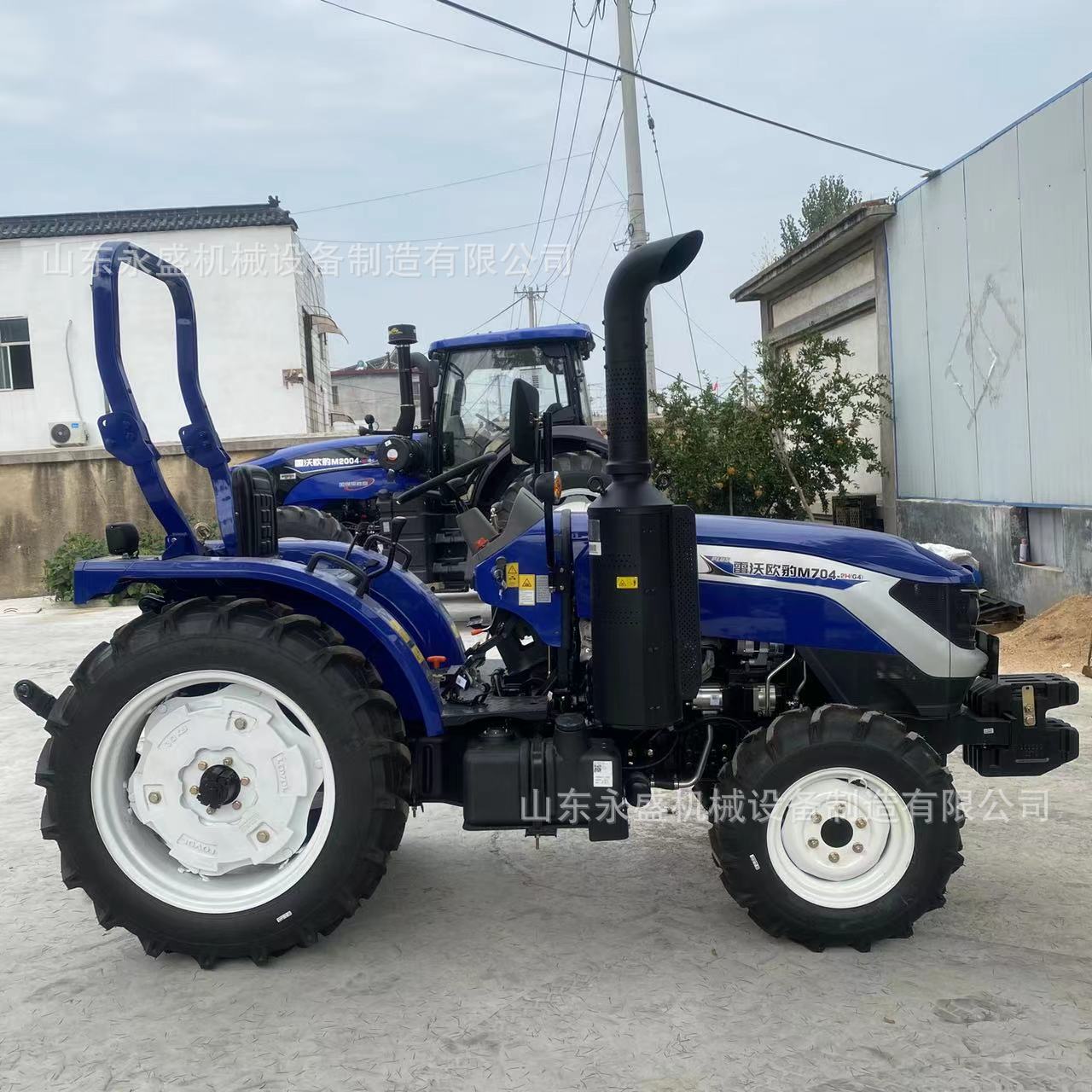 潍柴雷沃欧豹m704-2hplus四驱拖拉机 8 8梭式换档翻地旋耕播种机