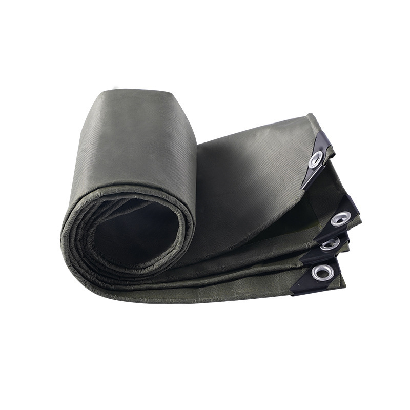 加厚有机硅涂层帆布批发防雨篷布防晒防水布油布户外苫布遮阳布