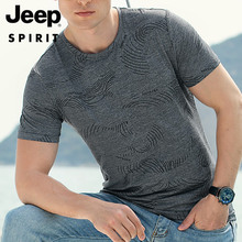 一件代发JEEP SPIRIT圆领短袖T恤JPTX21610