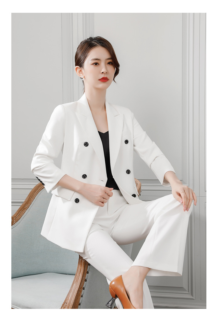 女士职业商务西服讲师年会汽车销售西装套装女房地产业务员工作服