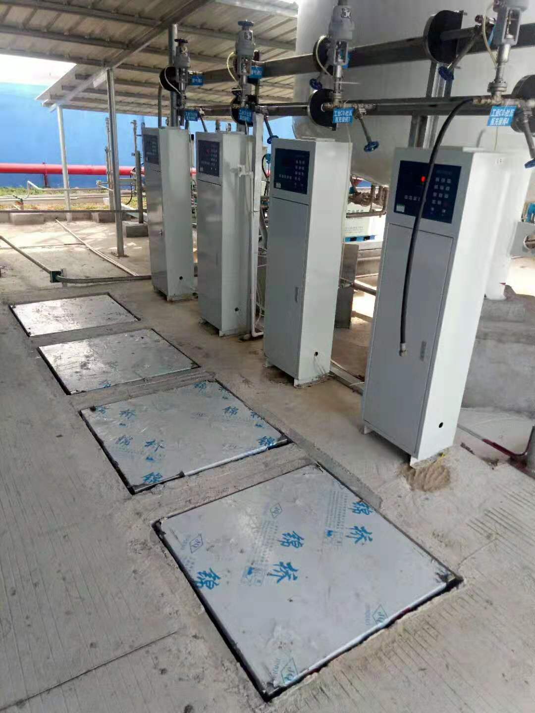 150kg液化石油气灌装电子秤 带报警控制气体充装秤自动切断阀门