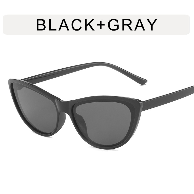 Cat Eye Small Frame Sunglasses Female 2023 New European and American Ins Sun Glasses Hip Hop Funny Simple Photography Sunglasses