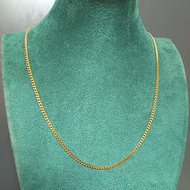 3mm不锈钢素磨链项链男女通用简约时尚极简钛钢饰品批发跨境专供