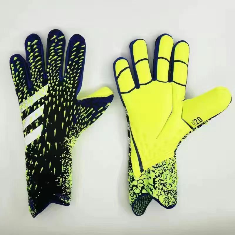 Cross-Border Hot Sale Professional Silicone Non-Slip Gloves Latex Adult and Children Falcon Goalkeeper Football Goalkeeper Gloves