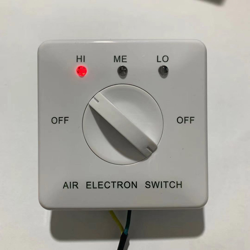 厂家供应gyk5-3风机盘管三速开关 批发高中低三挡调速开关