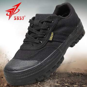 3537正品解放鞋工地耐磨胶鞋防滑迷彩男女鞋工地干活劳动鞋橡胶底
