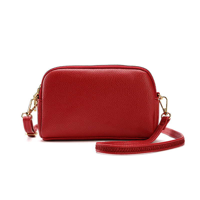2023 New Women's One Shoulder Crossbody Bag Multi-Functional Large Capacity Shell Bag Girls' Mobile Phone Bag Zipper Wallet