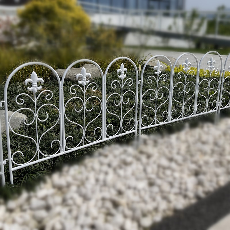 围墙花架月季铁艺花园攀爬庭院植物隔断围栏栅栏铁线莲支架爬藤架