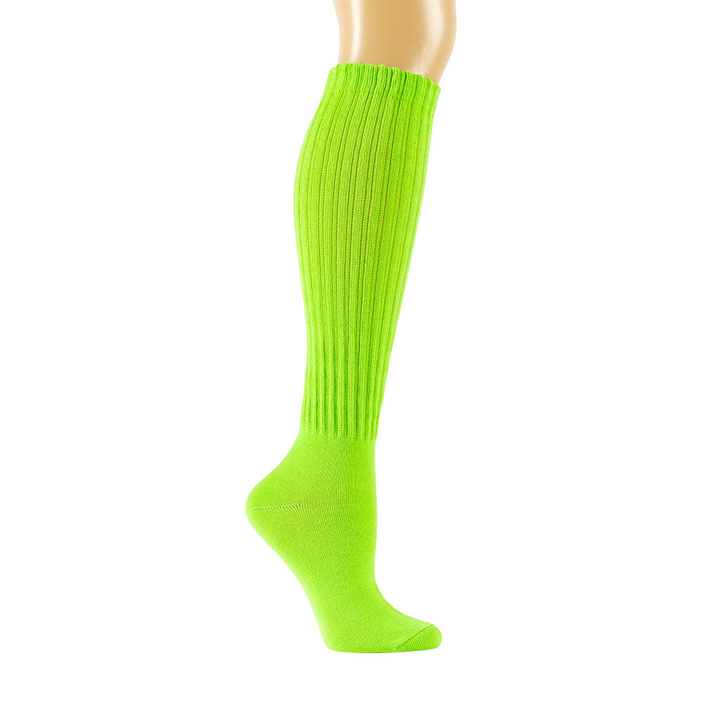 Cross-Border Hot Socks Spring and Summer European and American Style Thin Slouch Socks Female Colorful Mid-Calf Length Trendy Bunching Socks