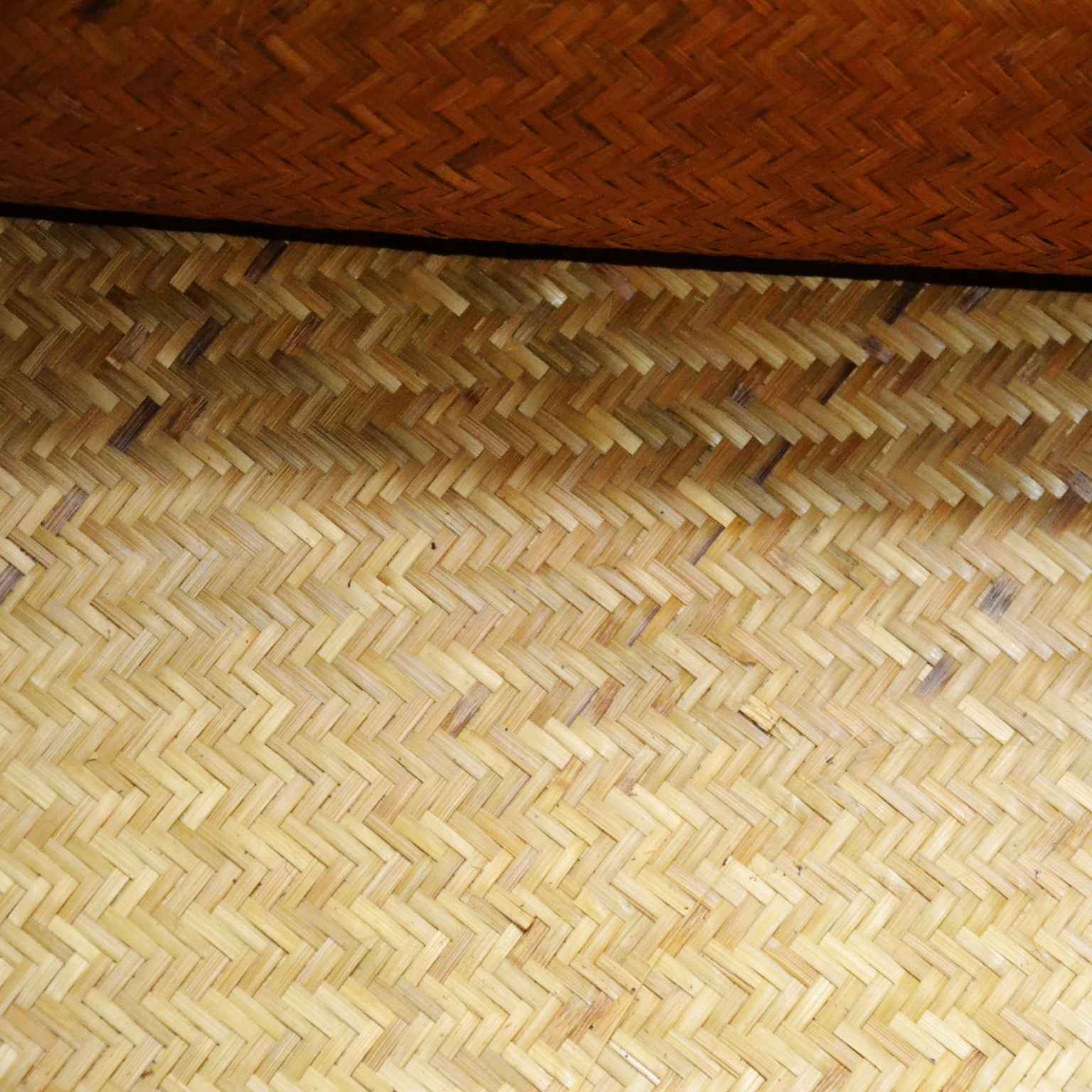 低价手工竹编青黄装饰吊顶竹席竹篾席竹条席装修装潢茶楼碳化席