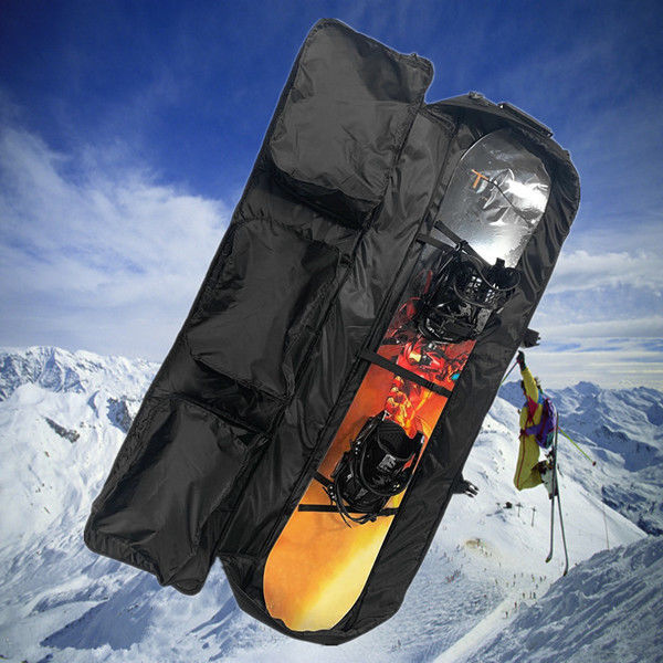 全黑无轮滑雪包单板双板滑雪装备包可收纳雪服头盔雪鞋