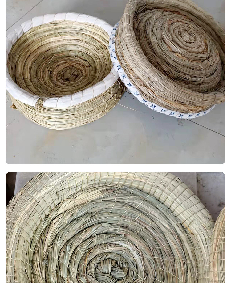 厂家批发鸽子繁殖用品手编草窝保暖防侧翻孵化鸟窝宠物鸽巢窝